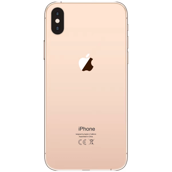 iPhone xs max gold back side