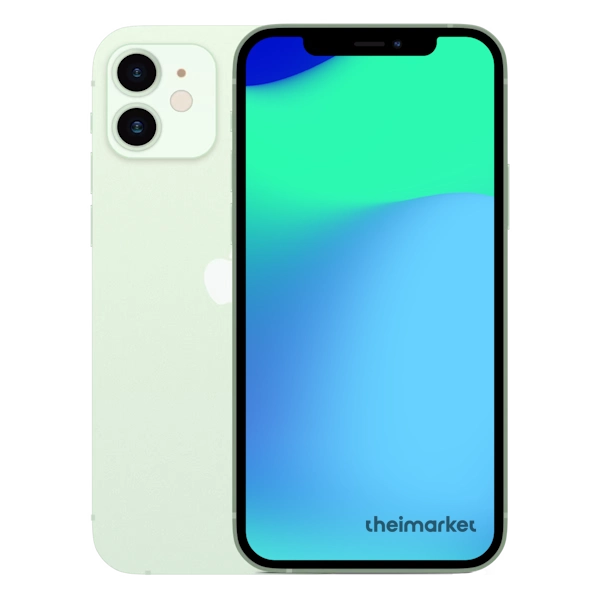 iphone 12 blue green and front side
