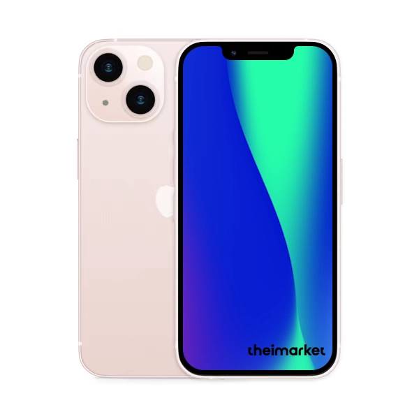 iphone 13 mini starlight back and front side