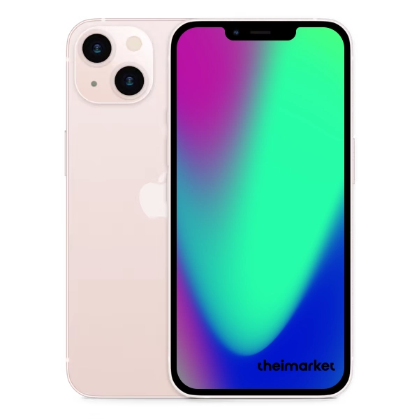 iphone 13 pink back and front side