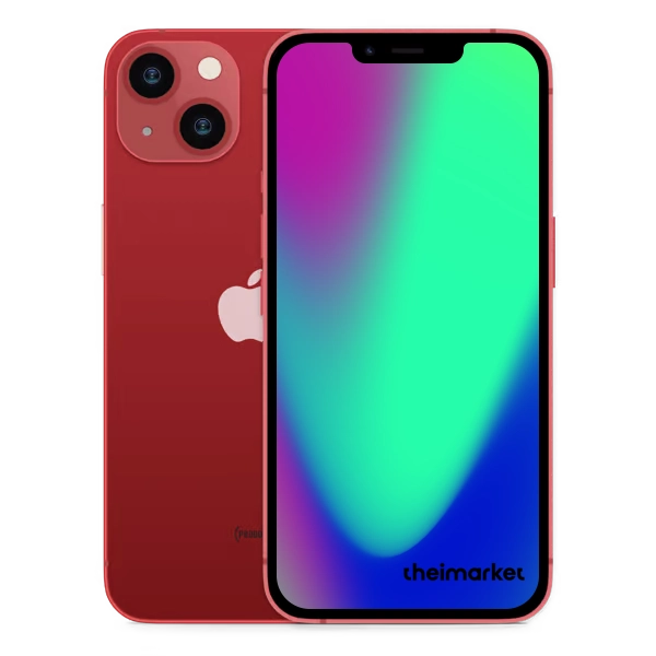 iphone 13 red back and front side