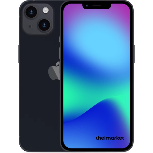 iphone 14 plus midnight back and front side