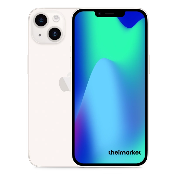 iphone 14 back and front side starlight